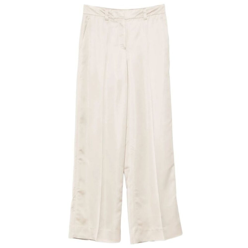 Incotex Women Neera Wide-Leg Satin Trousers